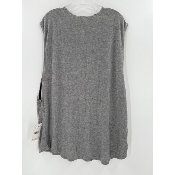 New W Tags Free People We The Free "The It" Gray Muscle Tank Size LARGE - Picture 9 of 14
